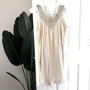 Alice + Olivia Sequin Mini Babydoll Dress